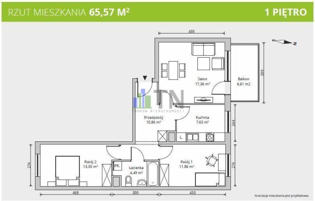 Mieszkanie 3-pokojowe Wrocław Krzyki, ul. Franza Petera Schuberta. Zdjęcie 15