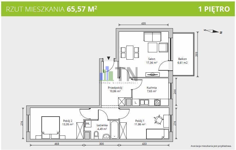 Mieszkanie 3-pokojowe Wrocław Krzyki, ul. Franza Petera Schuberta. Zdjęcie 15