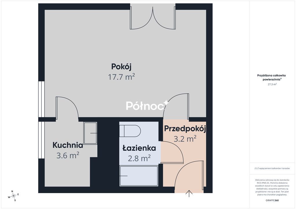 Mieszkanie 1-pokojowe Łomża, ul. Stacha Konwy. Zdjęcie 2