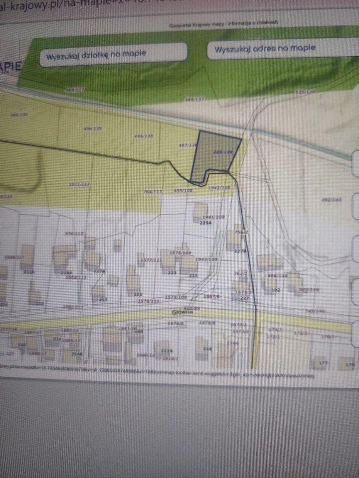 Działka rolna Orzesze Zawada, ul. Rybnicka