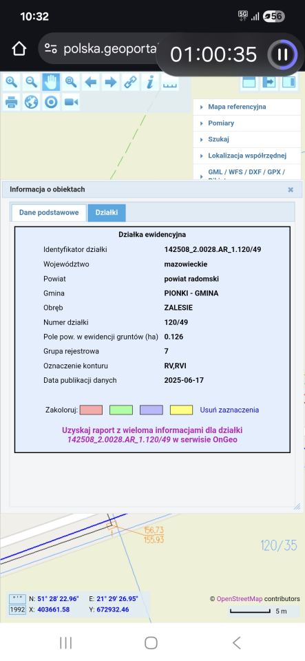 Działka rolno-budowlana Zalesie. Zdjęcie 3