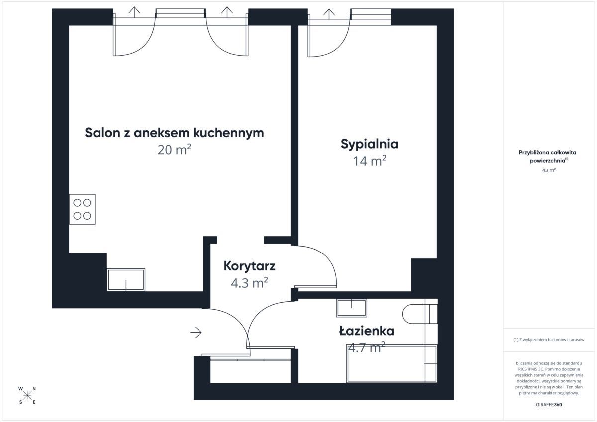 Mieszkanie 2-pokojowe Pruszków, ul. Lipowa. Zdjęcie 20