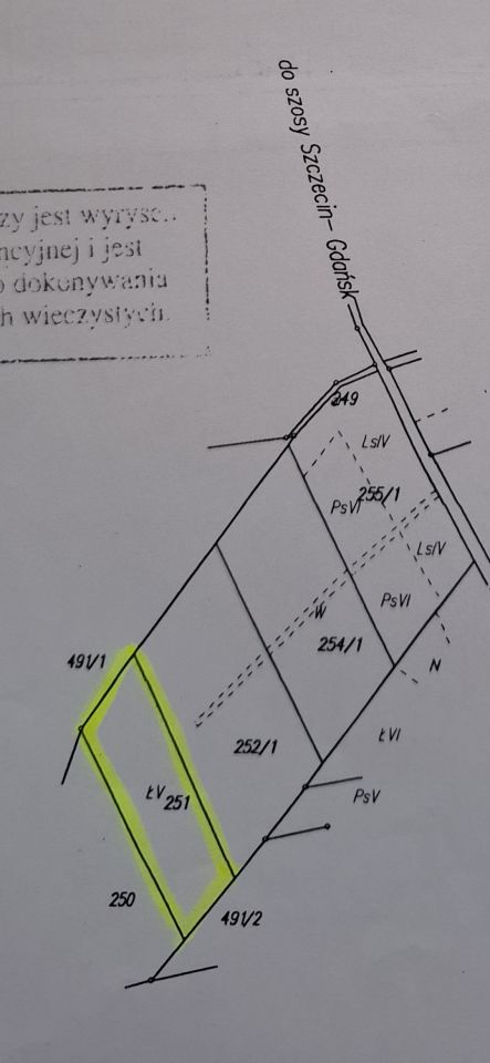 Działka rolna Redlino