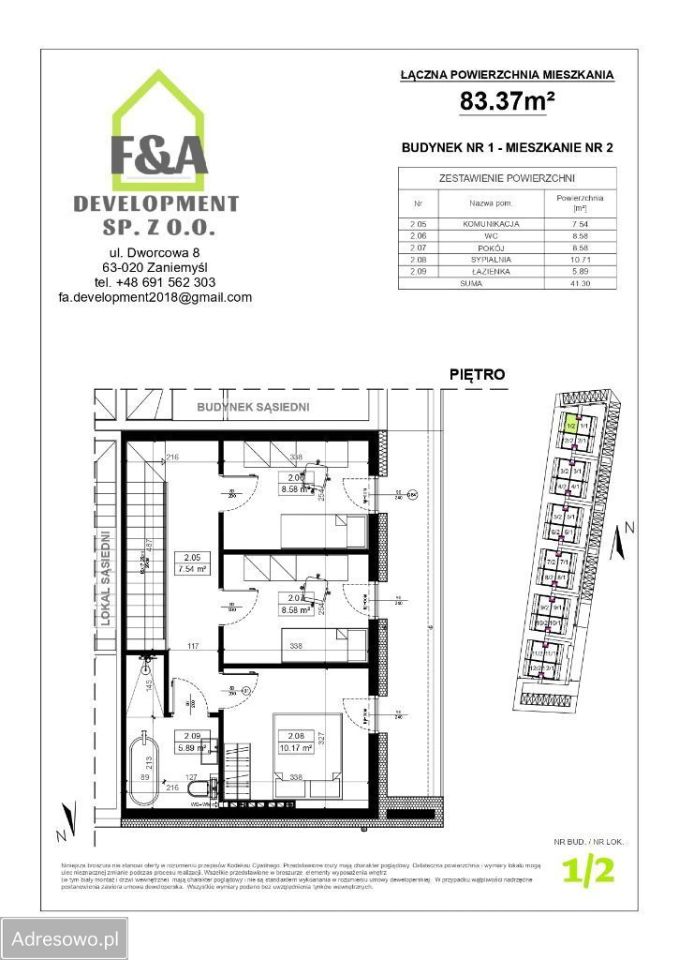 Mieszkanie 4-pokojowe Środa Wielkopolska, ul. Dywizjonu 303. Zdjęcie 5