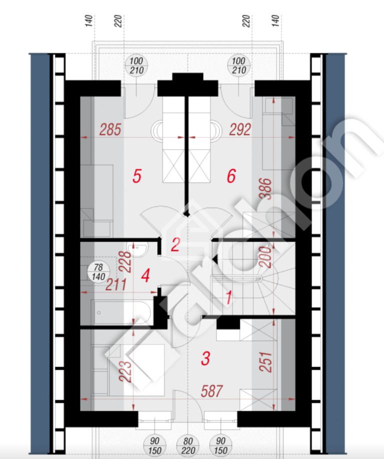 dom wolnostojący, 5 pokoi Niepołomice. Zdjęcie 15