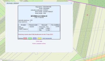 Działka inwestycyjna Kosów