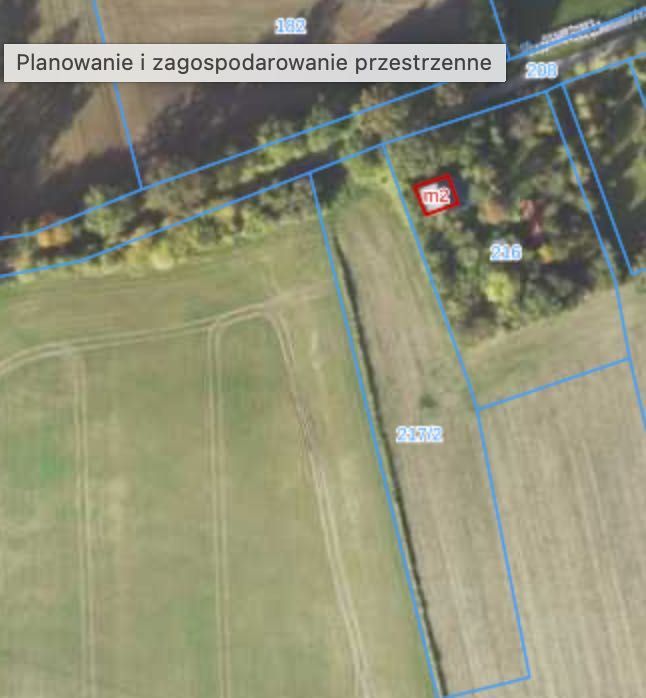 Działka budowlana Dębina. Zdjęcie 2