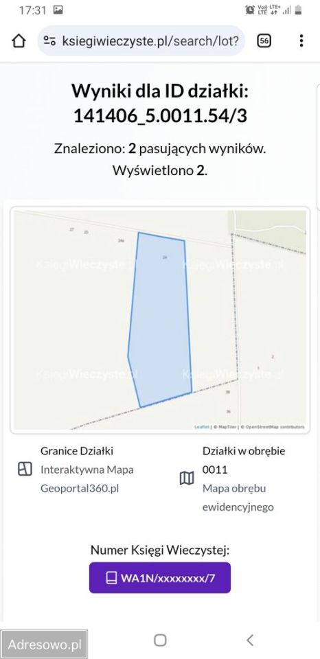 Działka siedliskowa Strubiny. Zdjęcie 5