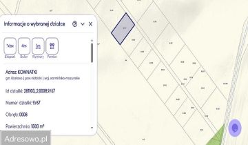 Działka budowlana Kownatki