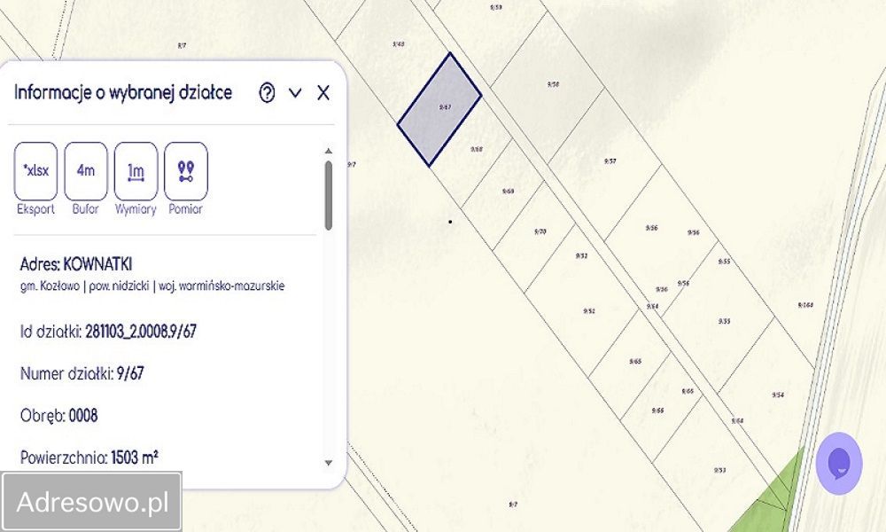 Działka budowlana Kownatki. Zdjęcie 2