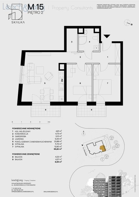 Mieszkanie 3-pokojowe Kraków Dębniki, ul. Ceglarska. Zdjęcie 6