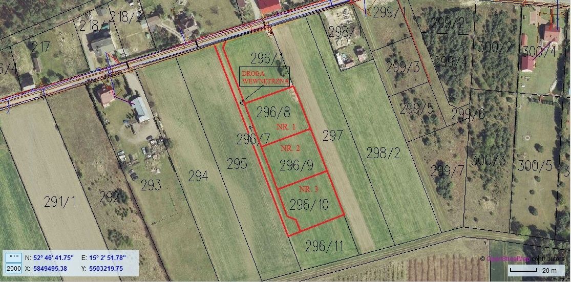Działka budowlana Wysoka. Zdjęcie 2