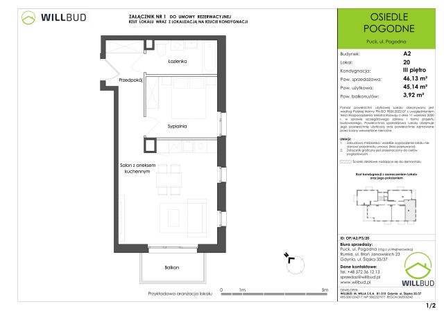 Mieszkanie 2-pokojowe Puck, ul. Pogodna. Zdjęcie 9