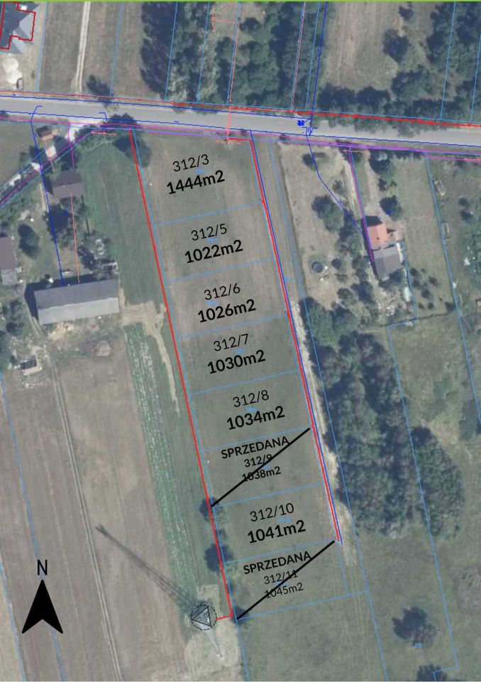 Działka budowlana Rożdżały. Zdjęcie 3