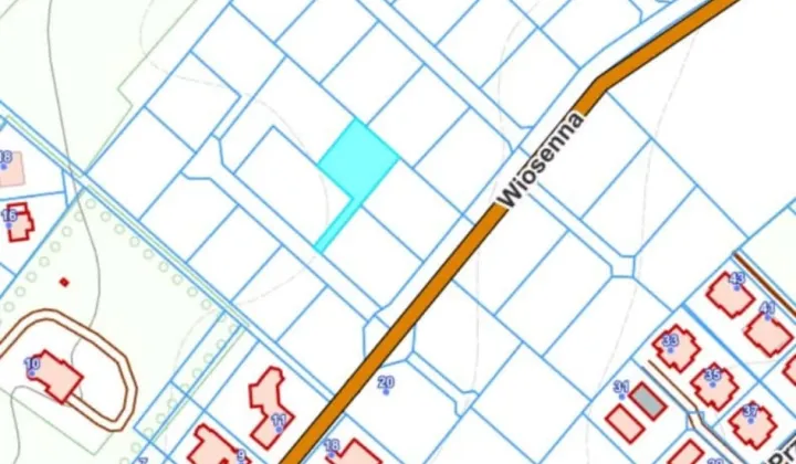 Działka budowlana Dzierżoniów Nowe Miasto, ul. Wiosenna
