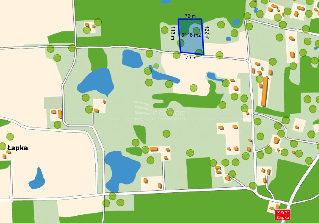 Działka rolna Łapka. Zdjęcie 8