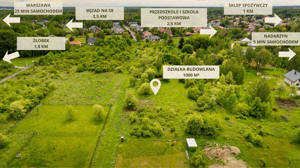 Działka budowlana Rusiec, ul. Cytrusowa. Zdjęcie 2