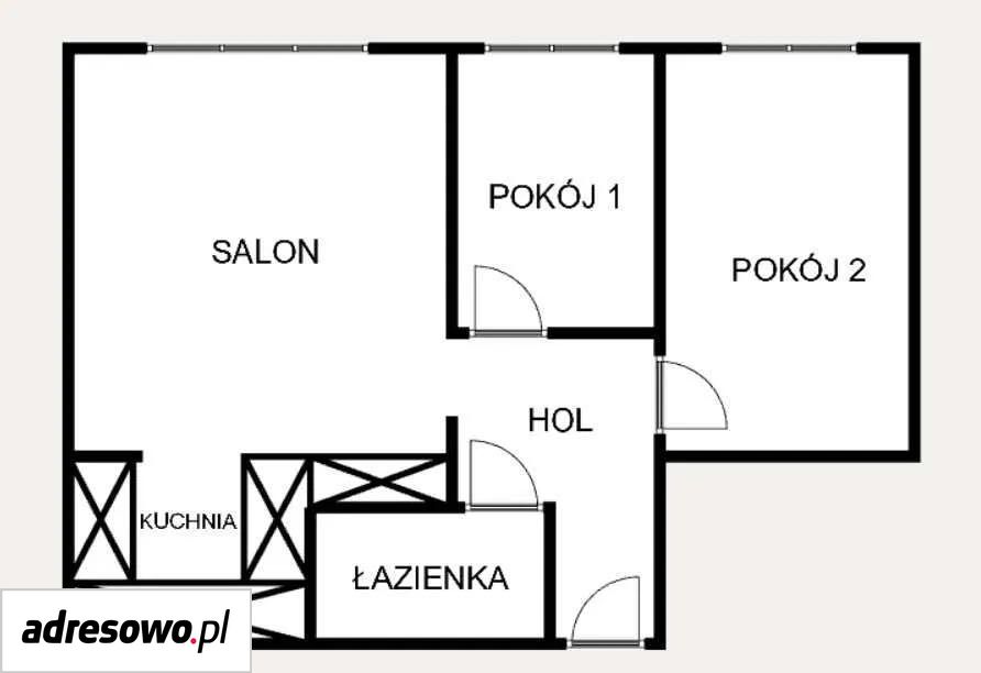 Mieszkanie 3-pokojowe Kraków Dąbie, al. Pokoju. Zdjęcie 8