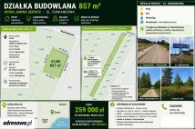 Działka budowlana Dosin, ul. Rumiankowa. Zdjęcie 1