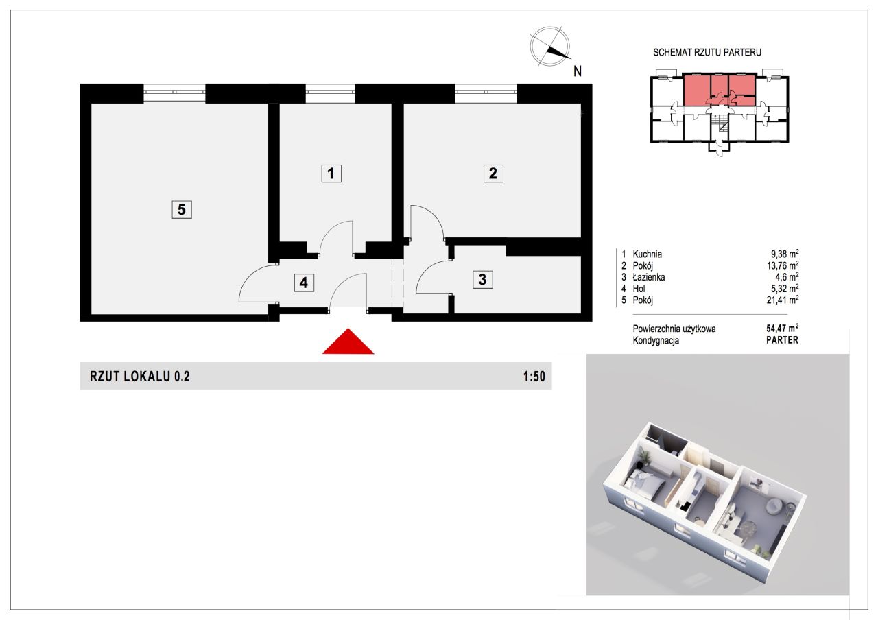 Mieszkanie 2-pokojowe Brodnica, ul. Zakątek. Zdjęcie 6