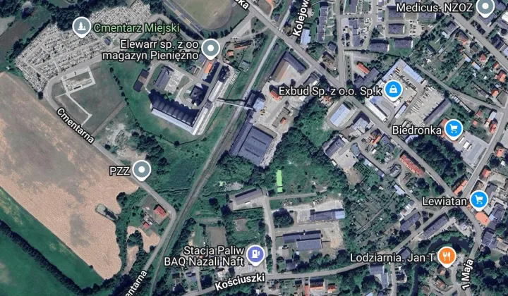 Hala/magazyn Pieniężno, ul. Dworcowa