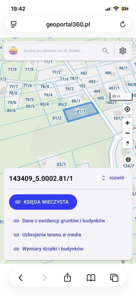 Działka budowlana Borki Siwek, ul. Podleśna. Zdjęcie 2