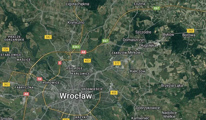 Działka budowlana Wrocław Psie Pole, ul. Kłokoczycka