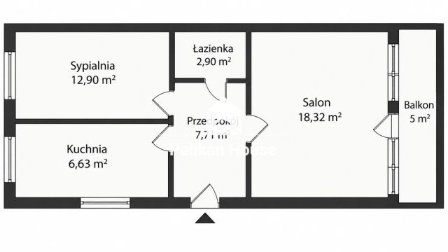 Mieszkanie 2-pokojowe Warszawa Ursynów, ul. Dereniowa. Zdjęcie 7