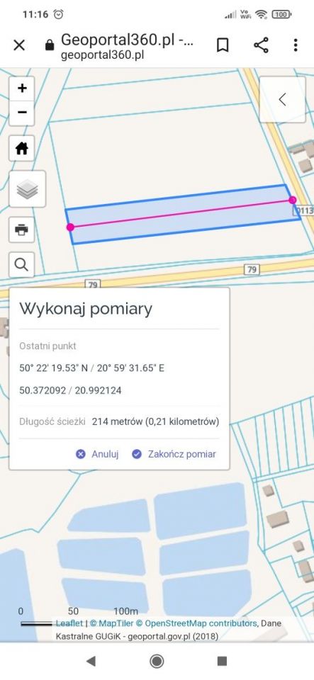 Działka inwestycyjna Biechów. Zdjęcie 3