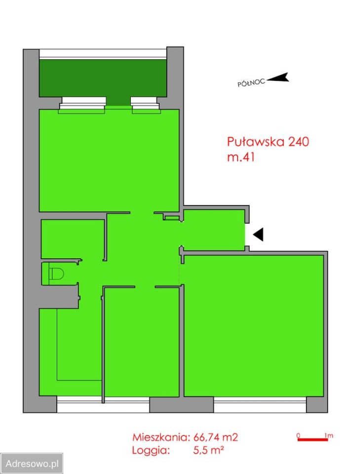 Mieszkanie 3-pokojowe Warszawa Mokotów, ul. Puławska. Zdjęcie 20