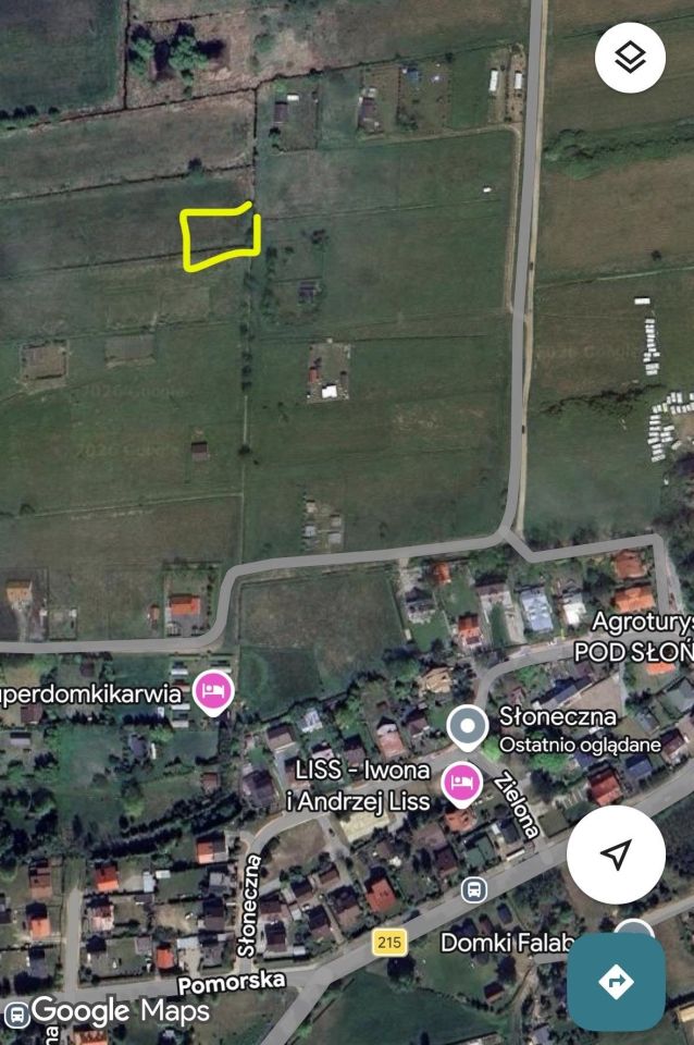 Działka rolna Karwieńskie Błoto Pierwsze, ul. Słoneczna. Zdjęcie 3
