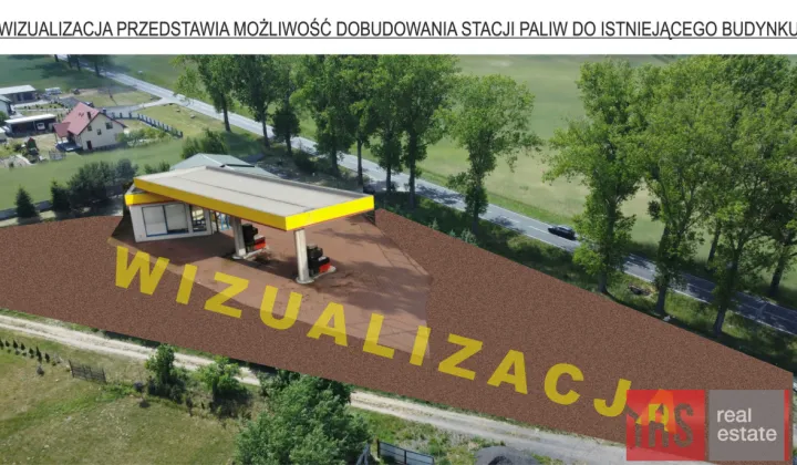 Działka inwestycyjna Krępa