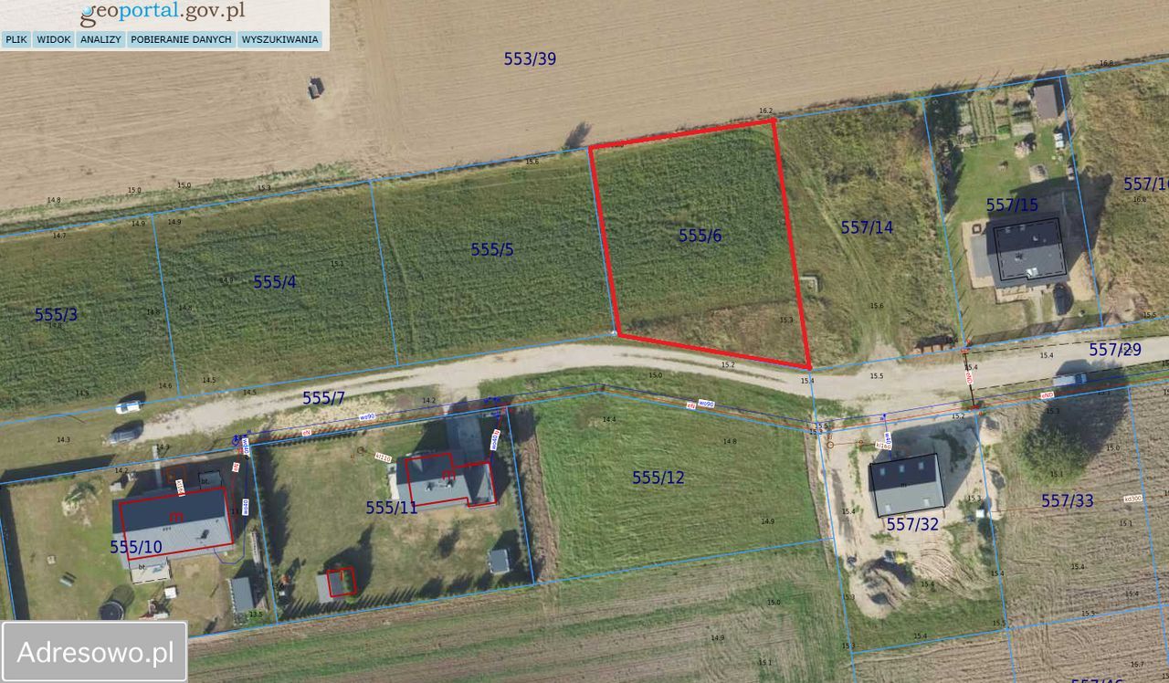 Działka budowlana Połczyno, ul. Cicha. Zdjęcie 1