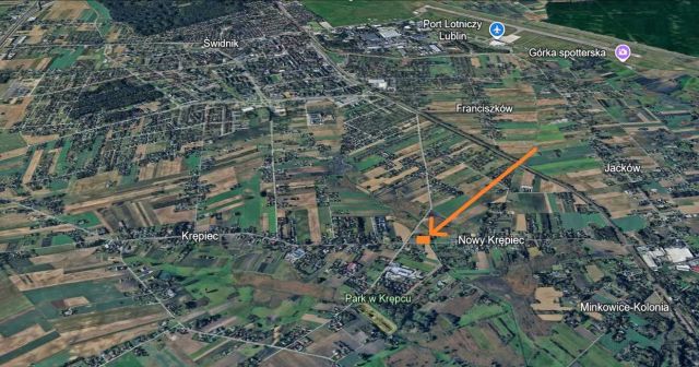 Działka rolno-budowlana Nowy Krępiec, ul. Kwiatowa. Zdjęcie 1