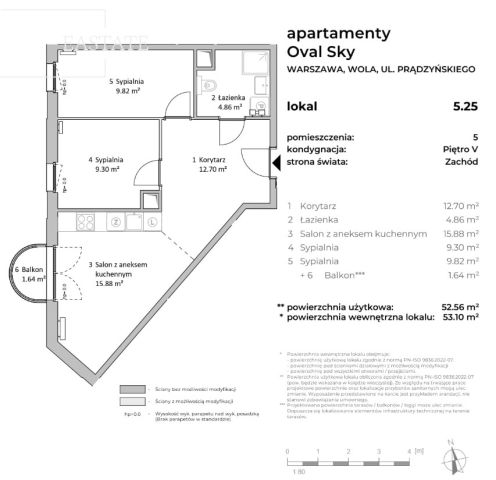 Mieszkanie 3-pokojowe Warszawa Wola, ul. Ignacego Prądzyńskiego. Zdjęcie 7
