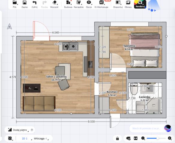 Mieszkanie 2-pokojowe Myszków Centrum, ul. Prymasa Wyszyńskiego. Zdjęcie 1