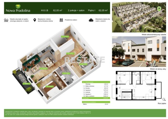 Mieszkanie 3-pokojowe Tarnów, ul. Skrzyszowska. Zdjęcie 2