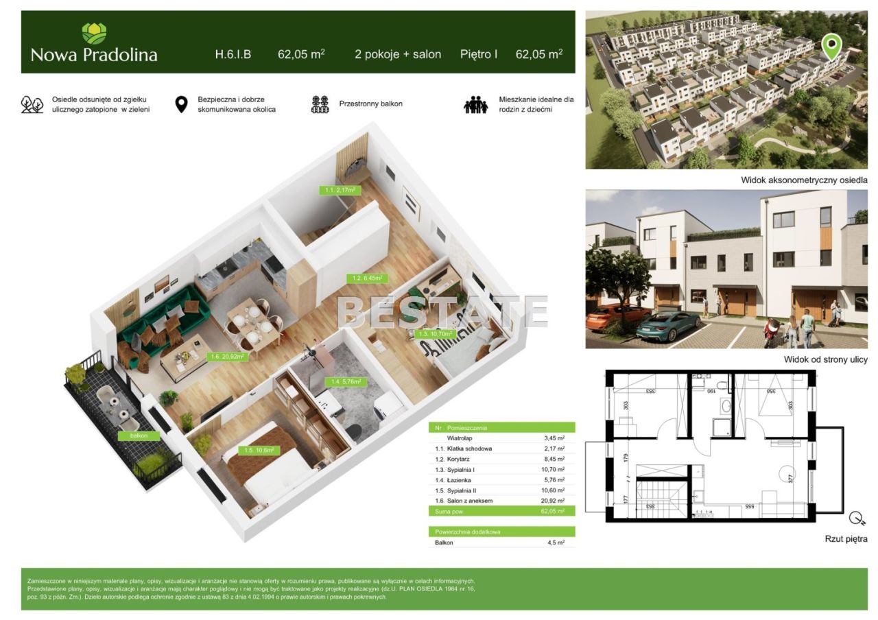 Mieszkanie 3-pokojowe Tarnów, ul. Skrzyszowska. Zdjęcie 2