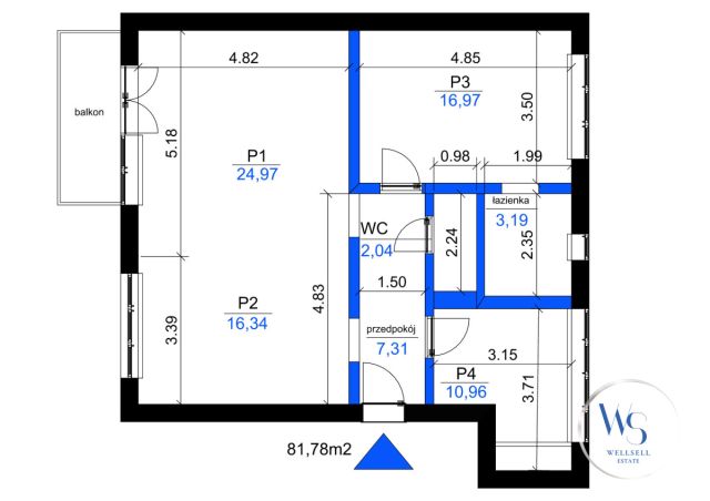 Mieszkanie 4-pokojowe Warszawa, al. Niepodległości. Zdjęcie 9