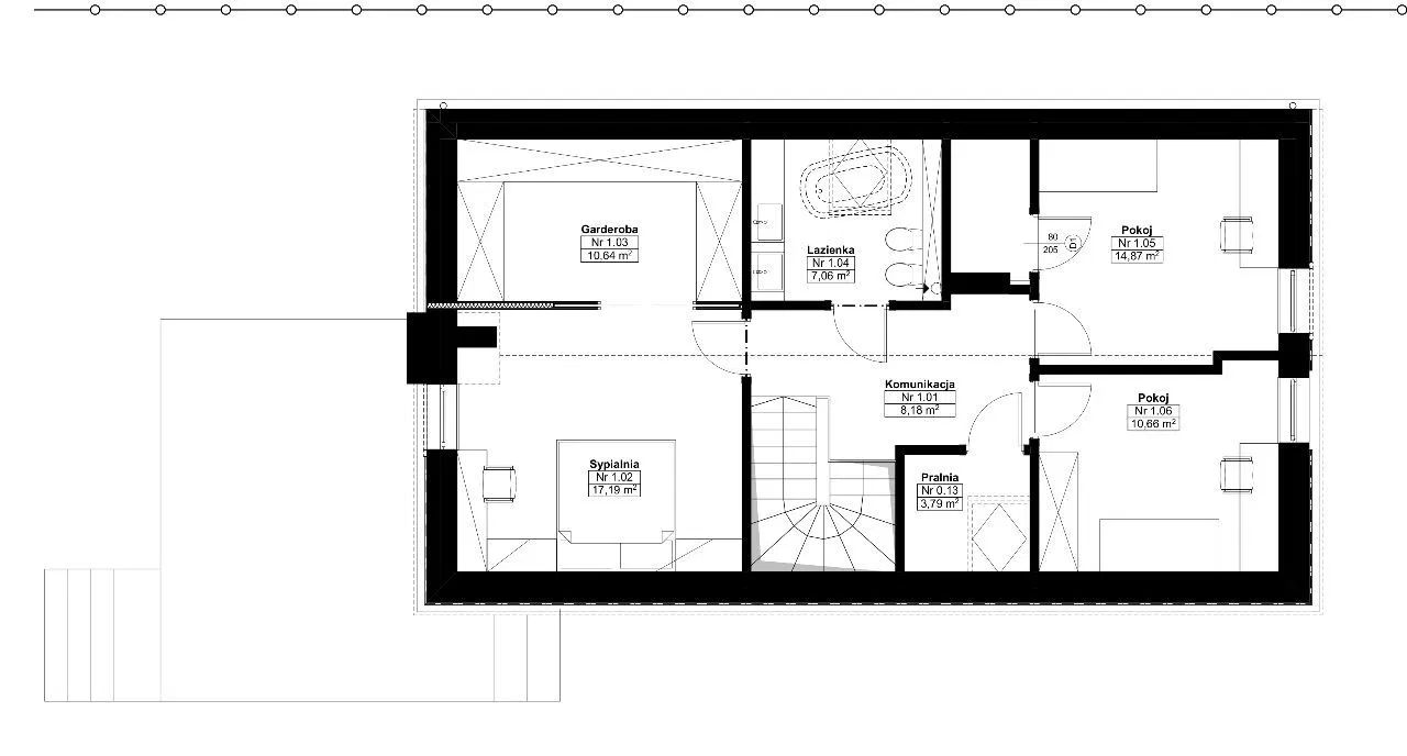 dom wolnostojący, 4 pokoje Łódź Widzew, ul. Ziemiańska. Zdjęcie 3