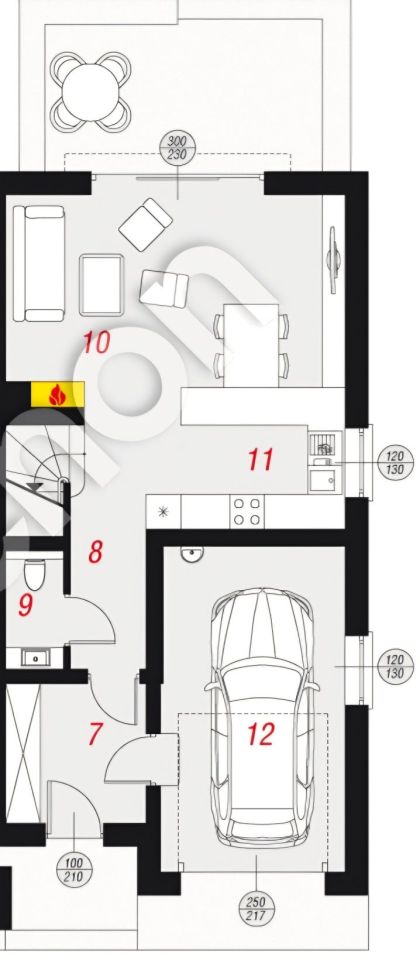 bliźniak Banino, ul. Kryształowa. Zdjęcie 6