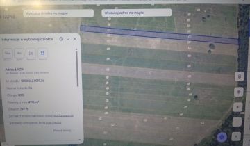 Działka rolna Łazin