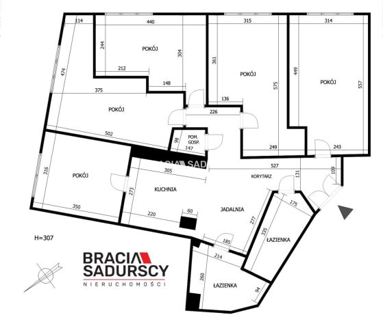 Mieszkanie 5-pokojowe Kraków Zwierzyniec, al. Zygmunta Krasińskiego. Zdjęcie 21