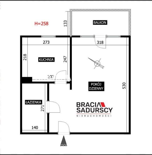 Mieszkanie 1-pokojowe Kraków Czyżyny, os. Akademickie. Zdjęcie 30