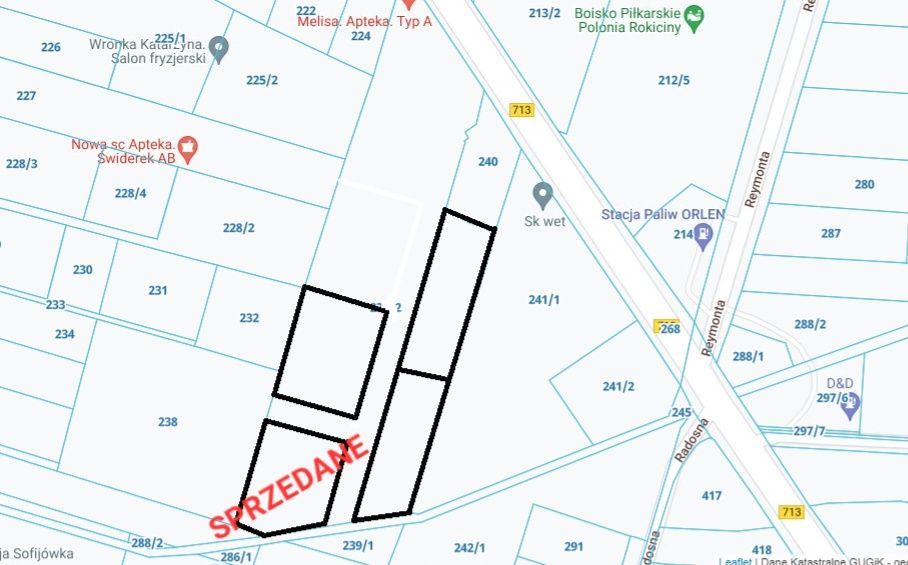 Działka budowlana Rokiciny-Kolonia. Zdjęcie 2