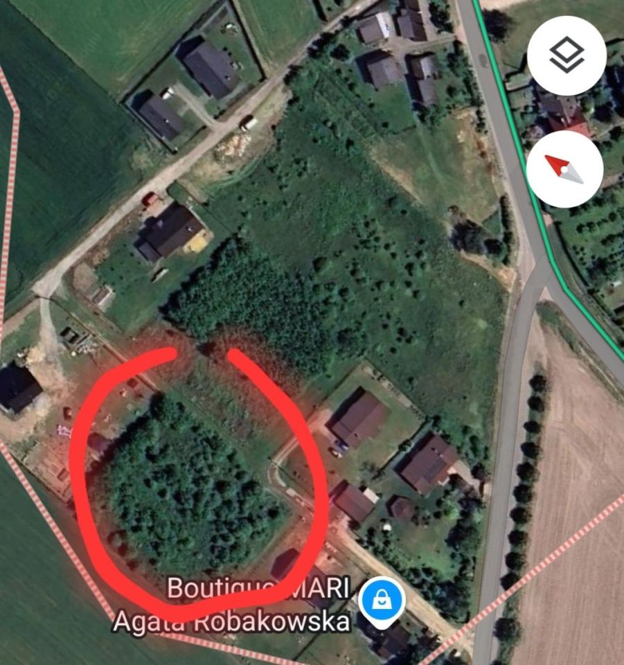 Działka budowlana Parnowo. Zdjęcie 3