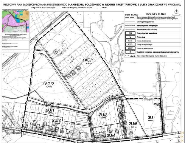 Działka budowlana Wrocław Fabryczna, ul. Graniczna. Zdjęcie 1