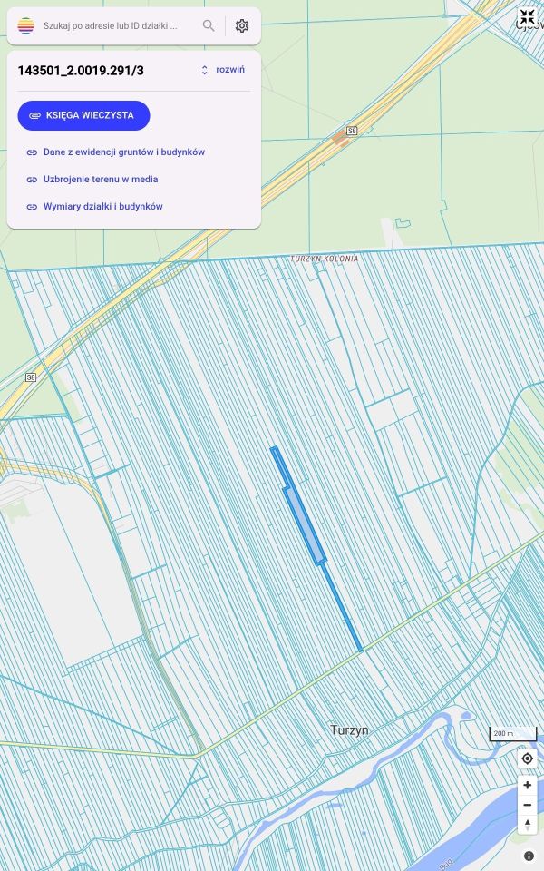 Działka inwestycyjna Turzyn