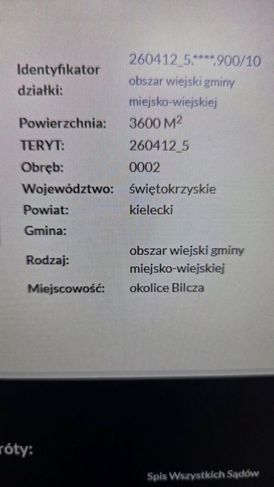 Działka budowlana Bilcza. Zdjęcie 2