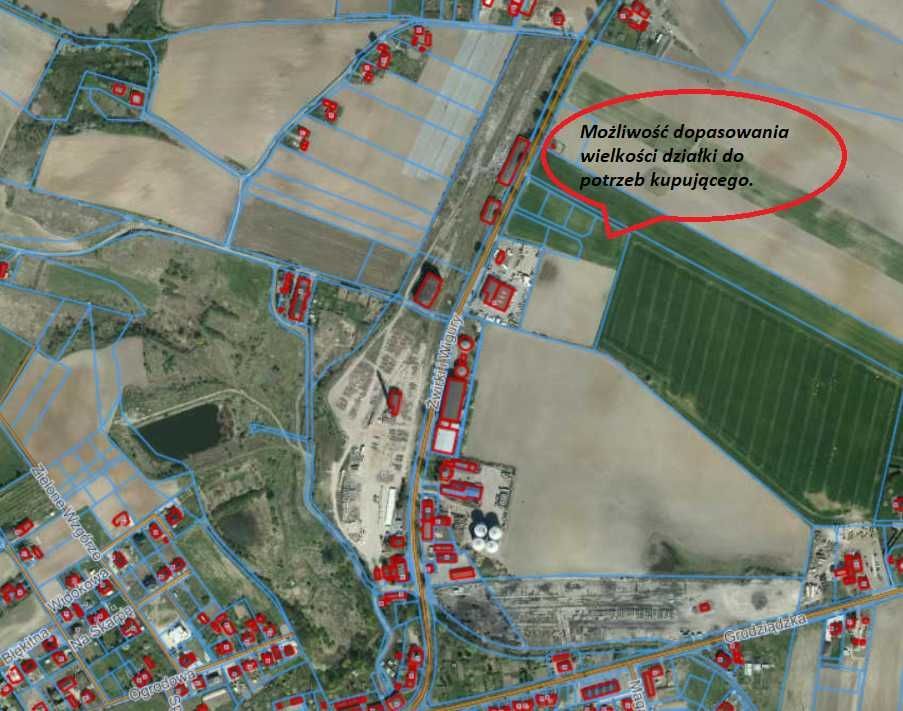 Działka budowlana Unisław, ul. Żwirki i Wigury. Zdjęcie 2